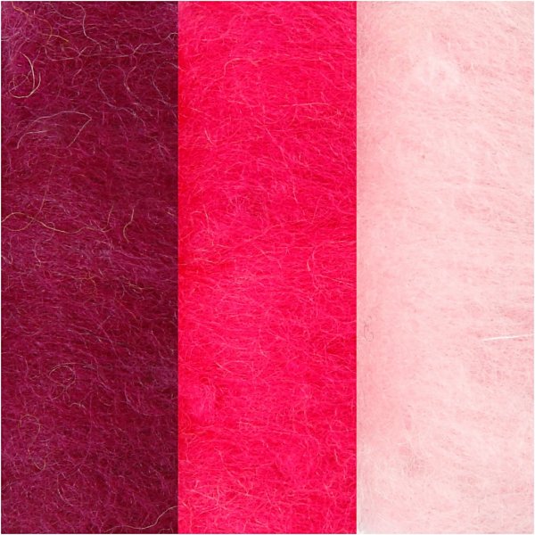 Kardad Ull - lila/rosa harmoni - 3 x 10 g Kardad Ull - lila/rosa harmoni - 3 x 10 g