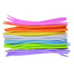 Piprensare pastellf�rger 50 st  � 6 mm