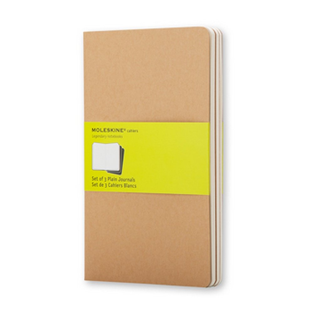 Cahier Journal Pocket Blank Soft Cover - Kraftbrun - Notesbøger, Kontorartikler