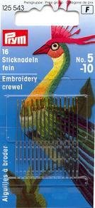Fine broderinåle Efterår 5-10 si - 16-pak - Broderinåle, Nåle, Sytilbehør