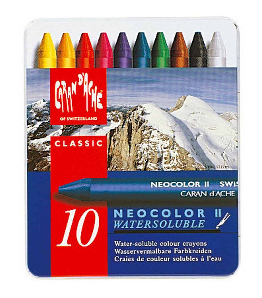 Vokskridt Caran d Ache NeoColor II - 10 k - Vokskridt, Kridt, Penne, kridt & tusch