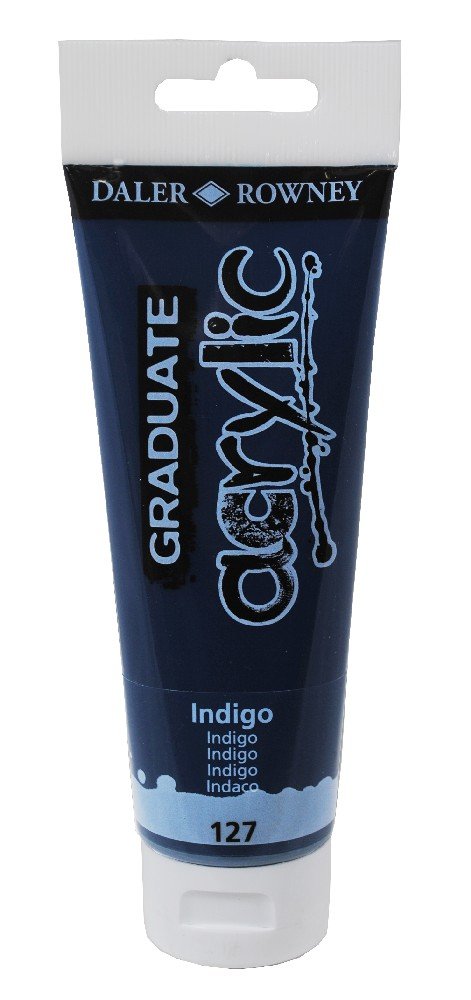 Akrylfärg Graduate 120 ml - Indigo - Akrylfärger, Konstnärsfärger
