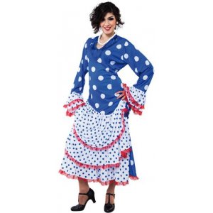 Flamenca klnning maskeraddrkt