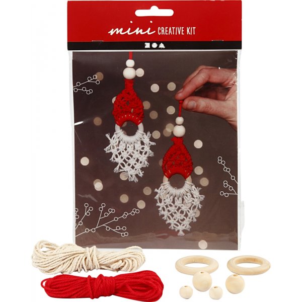 Mini DIY Kit - makramé nisse Mini DIY Kit - makramé nisse