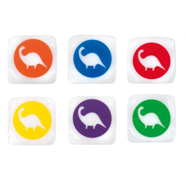 F�rgsortering dinosaurier 14 cm � 10 cm - 60 st