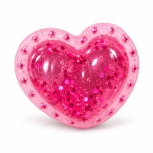 Squishy glitterhjerte Squishy glitterhjerte