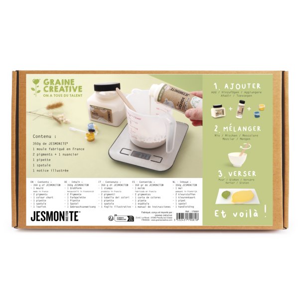 Jesmonite kit för citronformad bricka Jesmonite kit för citronformad bricka
