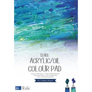Akryl & Oil Blok Sense 230 g - A4