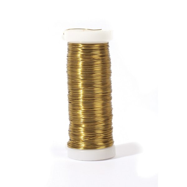 Metalltråd guld 0,3 mm, 30 m Metalltråd guld 0,3 mm, 30 m