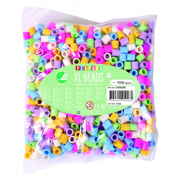 XL-p�rlor 1000 st pastell