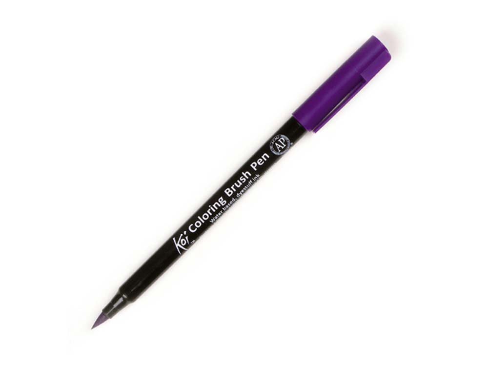 Koi Color Brush - Purple - Fiberpenne, Penne, Penne, kridt & tusch