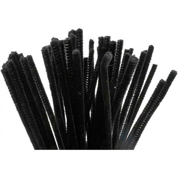 Piprensare - Ø6 mm - svart - 50 st Piprensare - Ø6 mm - svart - 50 st