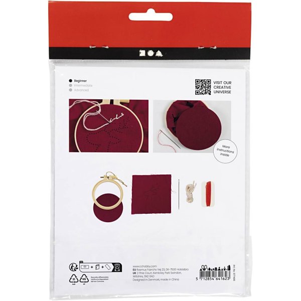 Broderikit Mini Rensdyr Broderikit Mini Rensdyr