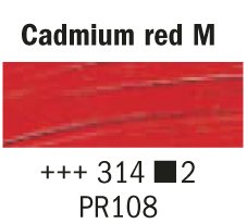 Van Gogh Oliemaling 40 ml - Cadmium Medium Rød - Oliefarver, Kunstnerfarver
