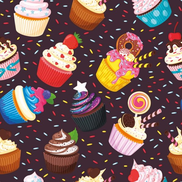 Mnstrad trik 150 cm - Cupcake Bjrnbr
