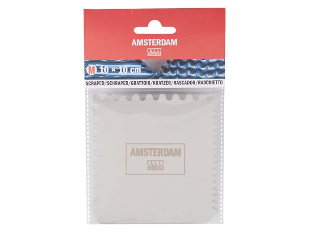 Metalskraber Amsterdam - 10x10 cm - Paletknive, Staffelier & malertilbehør