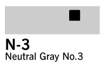 Copic Marker - N3 - Neutral Gray Nr.3 - Tuschpenne, Penne, Penne, kridt & tusch