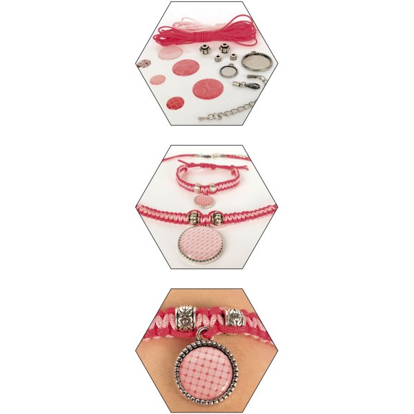 Set för smyckestillverkning med creacord 11 x 13 cm Set för smyckestillverkning med creacord 11 x 13 cm