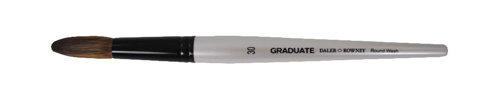 Akrylpensel Graduate Hestehår/Syntetisk Rund Wash - 30 - Akrylpensler, Pensler
