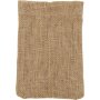 Psar av jute - brun - 10 x 15 cm - 4 st