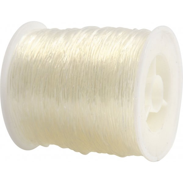 Elastisk smyckestråd - Ø1 mm - rund - 50 m Elastisk smyckestråd - Ø1 mm - rund - 50 m