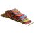 Trepinner - blandede farger - 1000 stk