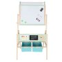 Utbildningstavla LULILO Kredo 3-i-1 med magnetisk whiteboard och griffeltavla 112 x 43 x 62 cm - Tr�