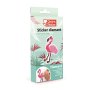 Diamond mosaic-kit med flamingo sticker 10 cm Diamond mosaic-kit med flamingo sticker 10 cm