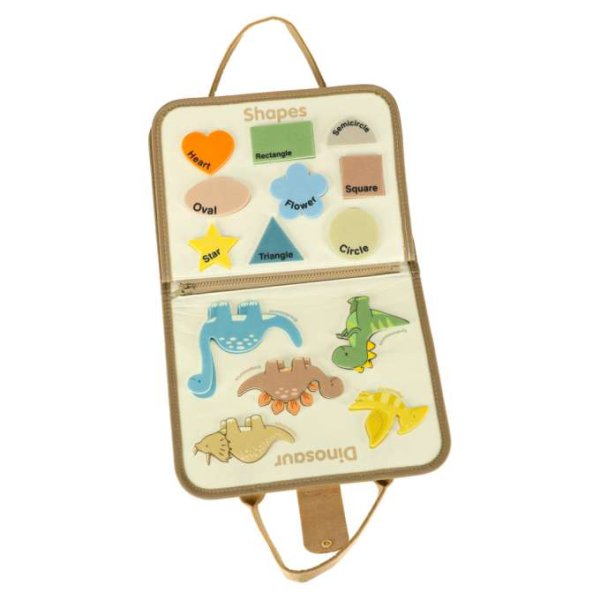 Montessori sensorisk aktivitetstaske Dinosaur 28 x 22 cm Montessori sensorisk aktivitetstaske Dinosaur 28 x 22 cm