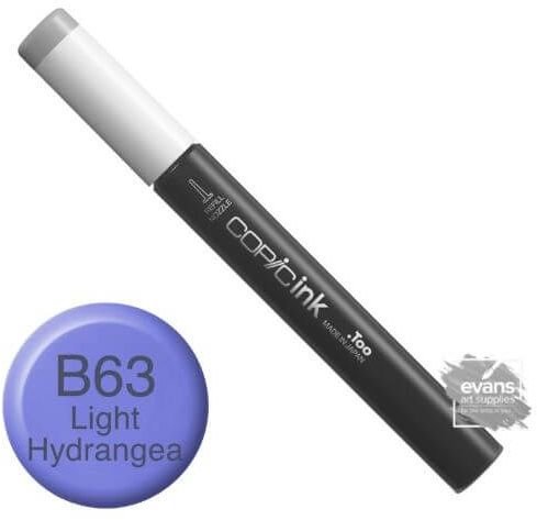 Copic Various Ink - B63 - Light Hidragea - Copic Refill blæk, Copic-penne, Markers, Penne, Penne, kridt & tusch