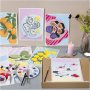 Startsæt Gouache-maling blandede farver Startsæt Gouache-maling blandede farver