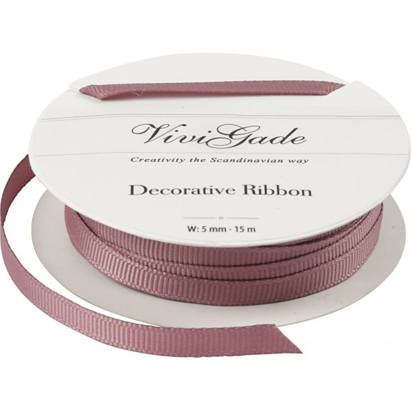 Grosgrainband - rosa - 15 m Grosgrainband - rosa - 15 m