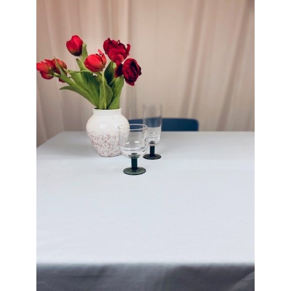 Ljusbl� enf�rgad textilvaxduk