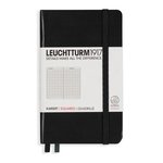 Anteckningsbok A6 Hard Rutad - Black - Anteckningsböcker, Kontorsmaterial