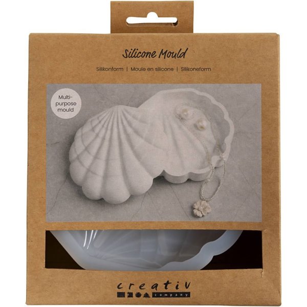 Silikonform Bl�skjell 13,2 x 13,3 x 3 cm
