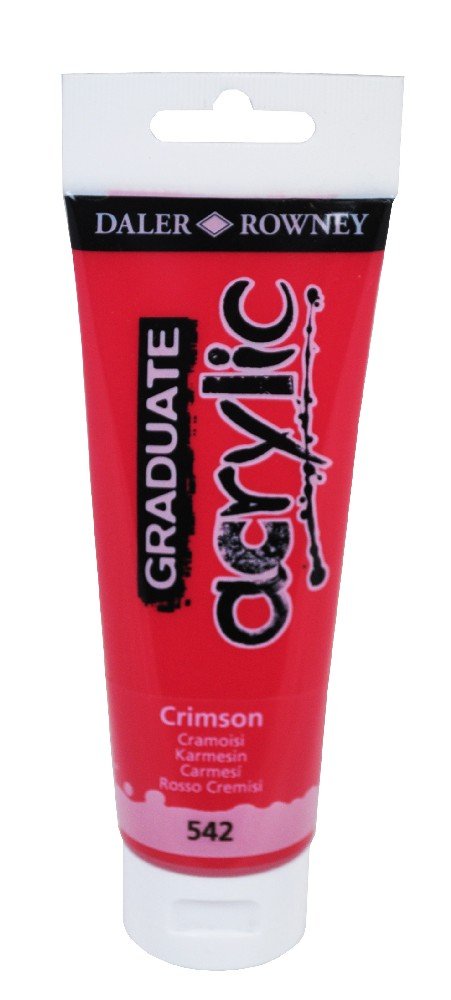 Akrylfärg Graduate 120 ml - Crimson - Akrylfärger, Konstnärsfärger