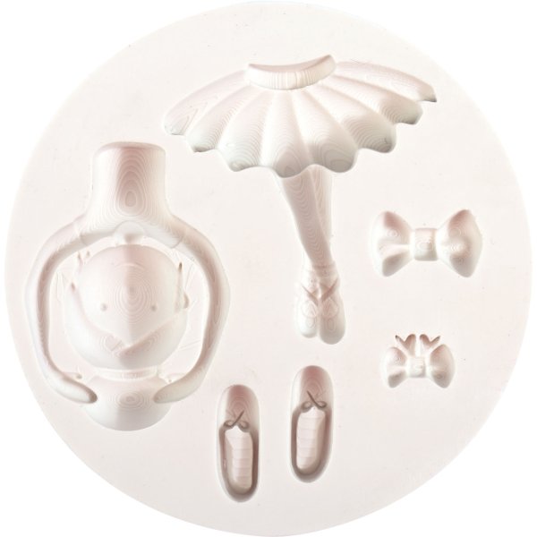 Mini silikonform för dansare Ø7 cm Mini silikonform för dansare Ø7 cm