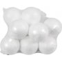 Kulor av frigolit - vit - 4 cm - 10 st