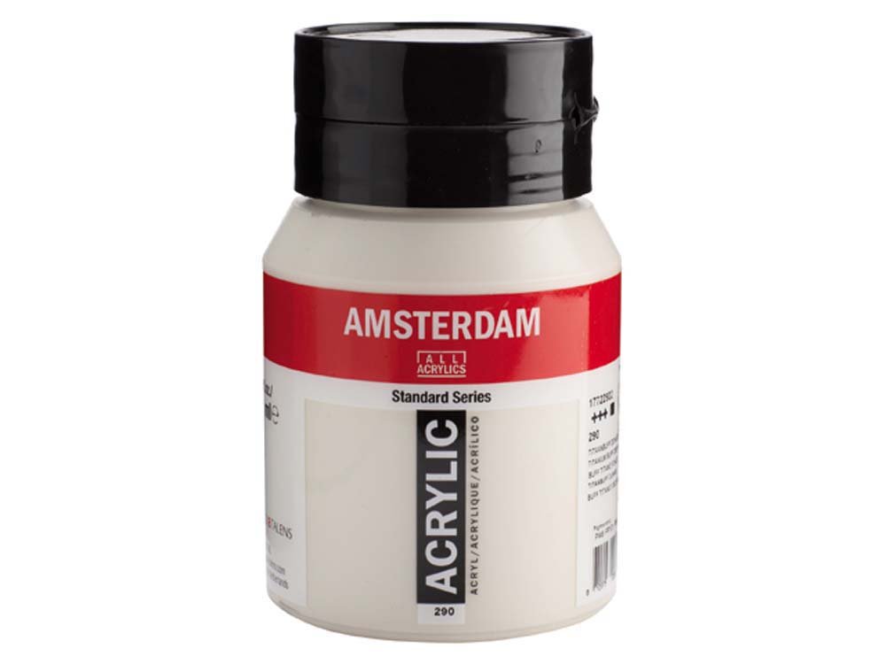 Amsterdam Akrylmaling 500 ml - Titanium Pale Yellow Dyb - Akrylfarver, Kunstnerfarver