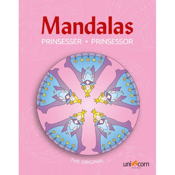 Malebog Mandalaer - Prinsesser