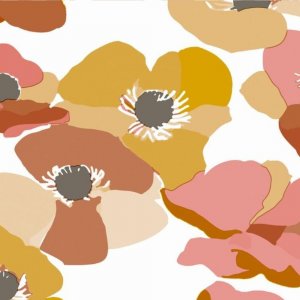 Voksdug f�rdiglavet Keshi koral 140 x 220 cm