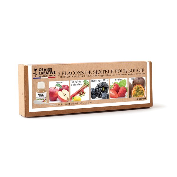 Doftoljor för ljus 5 x 27 ml – frukt Doftoljor för ljus 5 x 27 ml – frukt