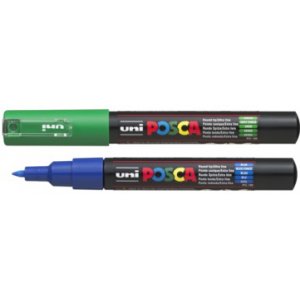 Posca Marker PC-1M 0,7 mm Extra Fine (14 forskellige farver)