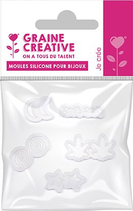 Silikonformar för smycken, 5-pack Silikonformar för smycken, 5-pack