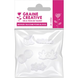 Silikonformar för smycken, 5-pack Silikonformar för smycken, 5-pack