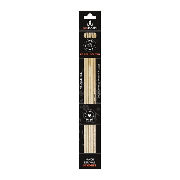 Myboshi Dobbelt nåle - 5-pak - 3,5 mm - Strikkepinde, Strikkepinde, Strikning, Strikke, hækle, knytte og væve