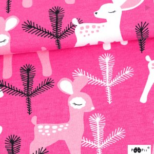P aa P ii mnstret strikkeplagg 160 cm - Bambi (rosa)