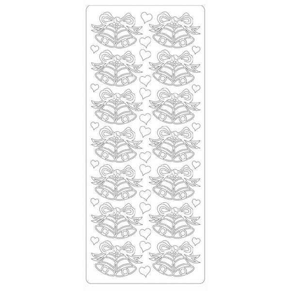 Peel offs - Bröllopsklockor Peel offs - Bröllopsklockor