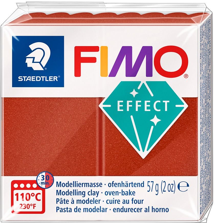 Modeling Fimo Effect 57g - Metal Kobber - Fimolera, Modellere, Hobbyartikler til børn, Hobbymateriale, Håndværk