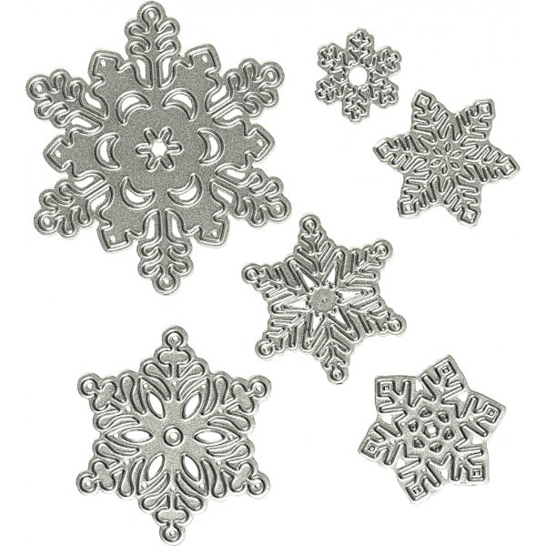 Skärschablon - Snöflinga Skärschablon - Snöflinga